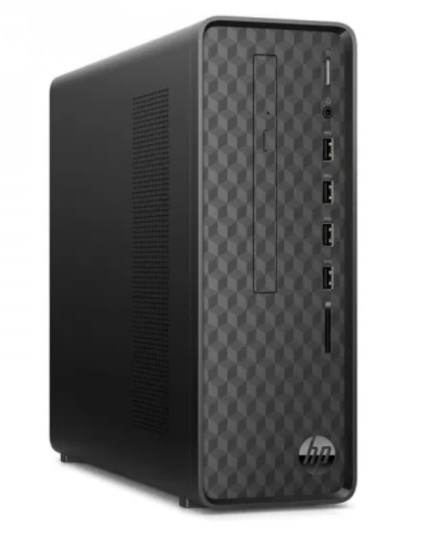 HP SlimDesktop – S01-pF0115t (3UQ80AA):Pentium® Gold G5420/ 3.8GHz, 8GB,1TB HDD+128SSD, Wireless + BlueTooth, DVD-Writer, Intel® UHD Graphics 610, Win 10