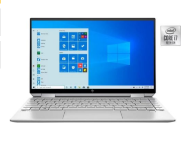 Factory Recertified HP Spectre x360 13-aw0013dx 13.3-inch Intel Core i7-1065G7 1.3GHz 8GB RAM 512GB SSD + 32GB Optane Memory Intel Iris Plus Graphics Windows 10 Home