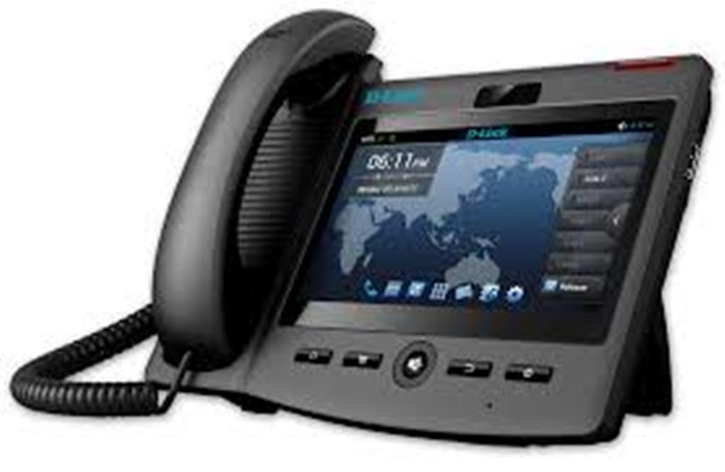D-LINK VIDEO SIP BUSINESS POE IP PHONE WITH 7” MULTI TOUCH SCREEN, QUAD CORE PROCESSOR, 2 GBE PORTS, 5MP ROTATABLE CAMERA, MICRO SD CARD MAX 32 GB, USB & HDMI PORT, ANDROID 4.2