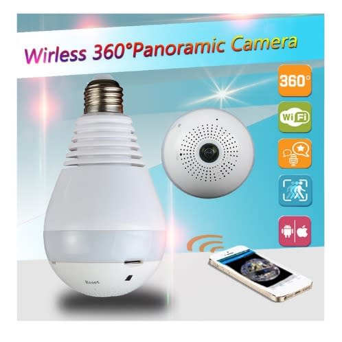 Wireless 360° Panoramic Camera Bulb