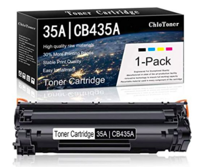 435A Toner Cartridge Compatible with HP 35A CB435A Original Toner Cartridges, for HP Laserjet P1005 P1006 Laser Printer, 1500 Pages, Black