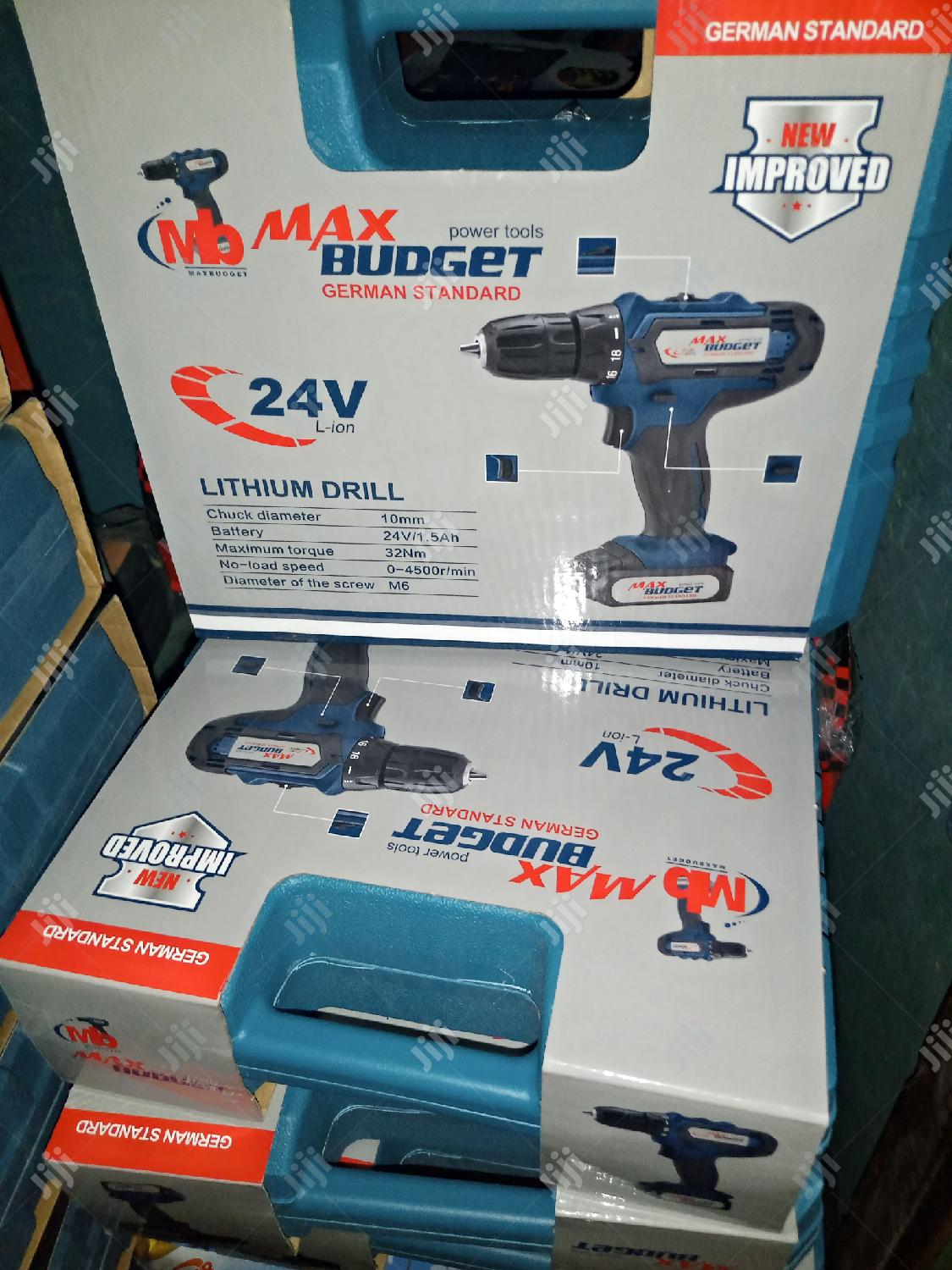 Max Budget Cordless Drill 24V
