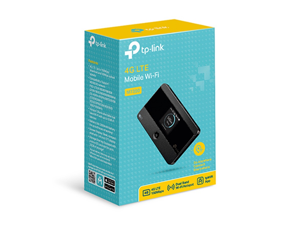 TP-LINK WIRELESS 4G UNIVERSAL SIM-SLOT LTE ADVANCED MOBILE ROUTER WITH BATTERY