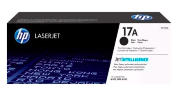 HP 17A BLACK ORIGINAL LASERJET TONER