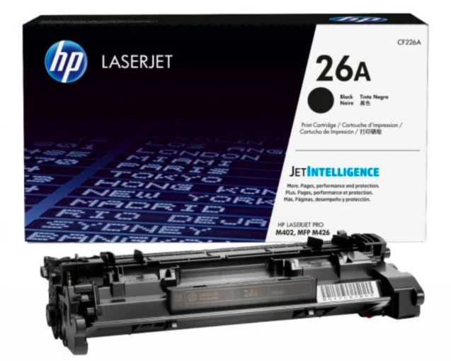 HP 26A BLACK TONER CARTRIDGE CF226A