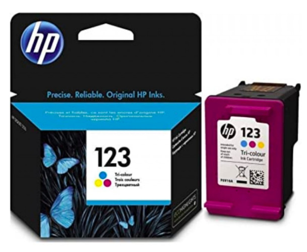 HP INK 123 TRI-COLOUR Ink Cartridge-Printer