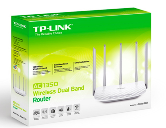 TP-Link Archer C60 Ac1350 Wireless Dual Band Router