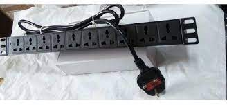 10 channel PDU copper  rackmount - black