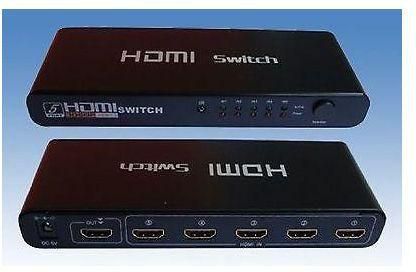 HDMI SWITCH 5 PORTS - BLACK
