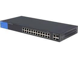 Linksys 26-Port Business Smart Gigabit PoE-Plus Switch (LGS326P) 