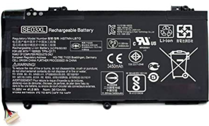 HP 14-DQ1077 2S8G4UA#ABA Replacement Battery