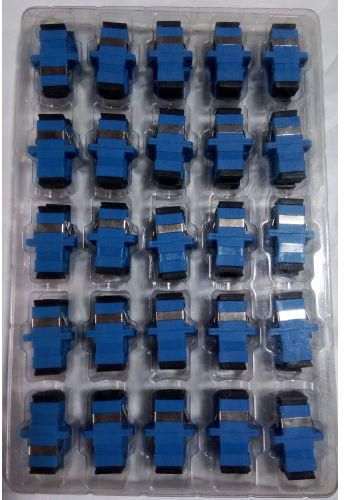 SC/UPC FIBER CONNECTOR 50PCS - BLUE