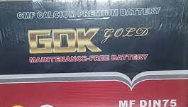 GDK gold Mf DIN75 57512 12V 75ah