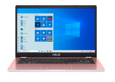 Asus E410MA Celeron® Dual-Core N4020 1.1GHz 128GB eMMC 4GB RAM 14 (1366×768) BT WIN10 S Webcam PINK.