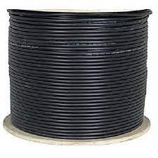 Brandrex SFTP-CAT6 Outdoor Cable - Pure Copper - Black