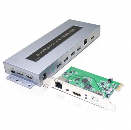 Tech Dt-7055 HDMI USB2-0 KVM extender 50m
