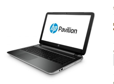 HP PAVILION 15 CS3030NIA INTEL CORE I5 1TB HDD/8GB RAM 2GB GRAPHICS