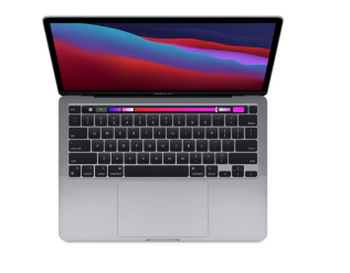 PPLE MACBOOK PRO BOOK MI CHIP 8CORE CPU 1.6 CORE NEURAL ENGINE 8GBRAM 256GBSSD 13 INCHES TPUCH