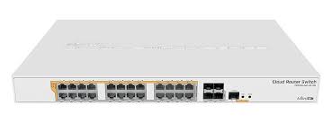Mikro Tik CRS328-24P-4S+RM - MikroTik 24 Gigabit Ethernet Ports 4SFP+ Port 802.3af/at Switch