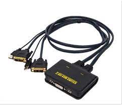 Port DVI KVM switch button