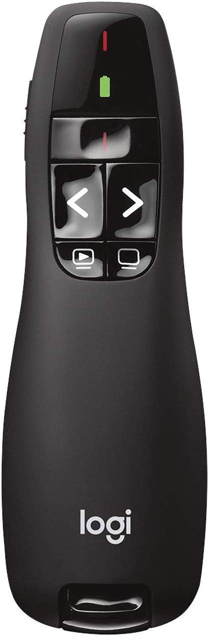 Logitech R400 wireless presenter with laser pointer