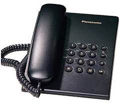 Panasonic Corded Landline Desk Phone KX-TS500 - Black