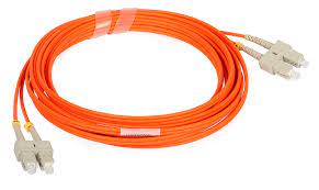 LC-SC 1M Multi-Mode Fiber Patch Cord - Orange