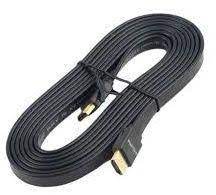 HDMI cable 5M flat - black