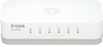 D-Link 5-port Fast Ethernet Desktop Switch DES-1005A