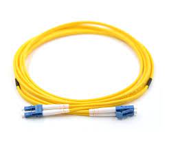 LC to LC, Duplex, Singlemode Fiber Cable 1M