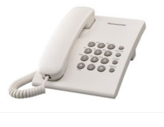 PANASONIC DESK OR WALL PHONE (KX-TS505MX)-WHITE