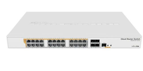 CR3328-24P-4S+RM-MIKROTIK 24 GIGABIT ETHERNET PORTS 4SFP-PORT 802.3af/at switch