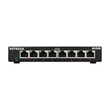 Netgear GS308 8-Port Gigabit Ethernet Network Switch.