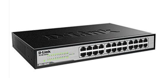 D-LINK 24-PORTS GIGABIT SWITCH-DGS-1024-BLACK