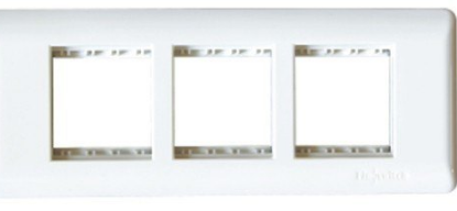 BEGIN DOUBLE FACE PLATE WITH MODULE 20Pcs-white