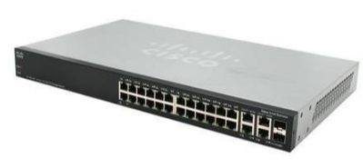 CISCO 24 PORT SWITCH SF300 24PP-BLACK