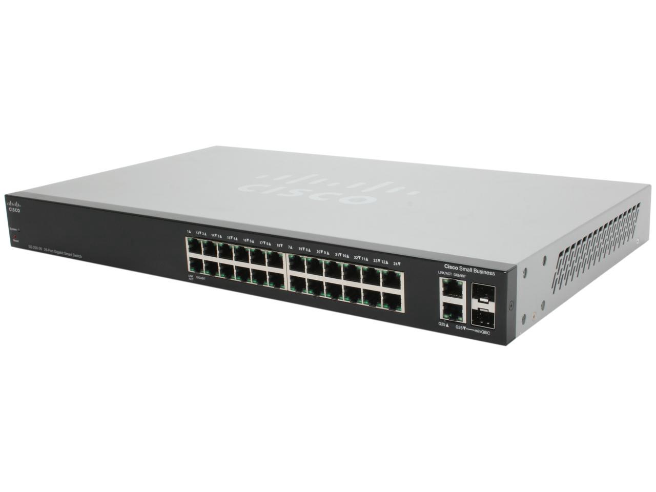Cisco Gigabit Ethernet Smart Switch with 26-Ports
