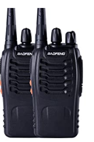 BAOFENG  ANY RADIO (2 WAY WALKIE-TALKIE)