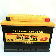 GBM Super Auto Quality Battery 57512MFR 12V 75AH