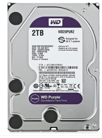 SURVEILLANCE HDD 2TB-PURPLE