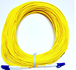 LC-LC  15M SINGLEMODE FIBER PATCH CORD-YELLOW