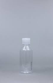 200ml transparent bottle with sidepress
