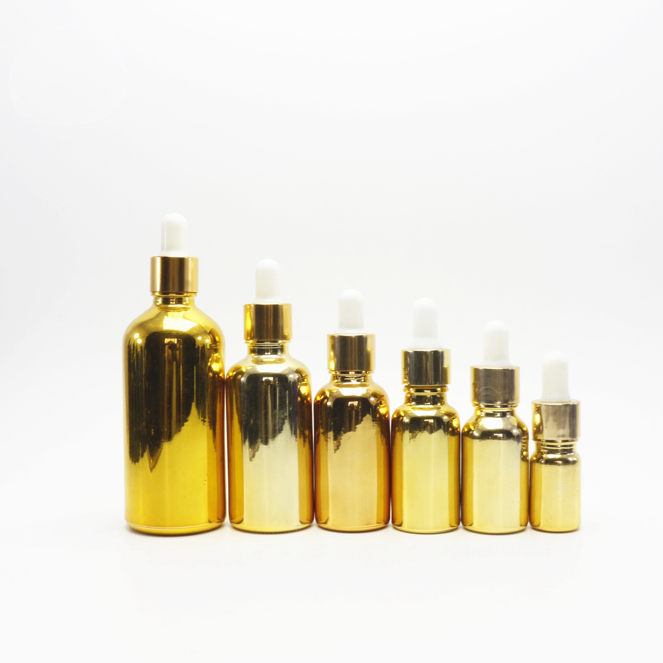 50ml gold dropper bottle