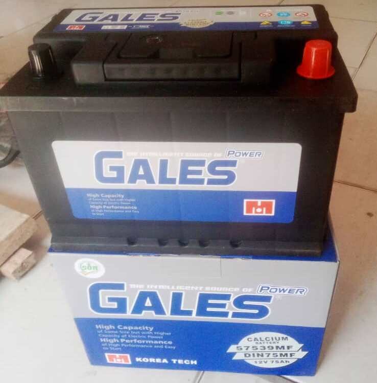Gales Battery DIN 75MF 12V 75AH