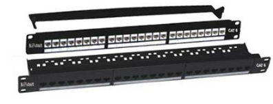 KIKO PATCH PANEL CAT6 24 PORTS