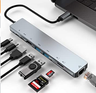 Usb C 8 In1 Adapter.