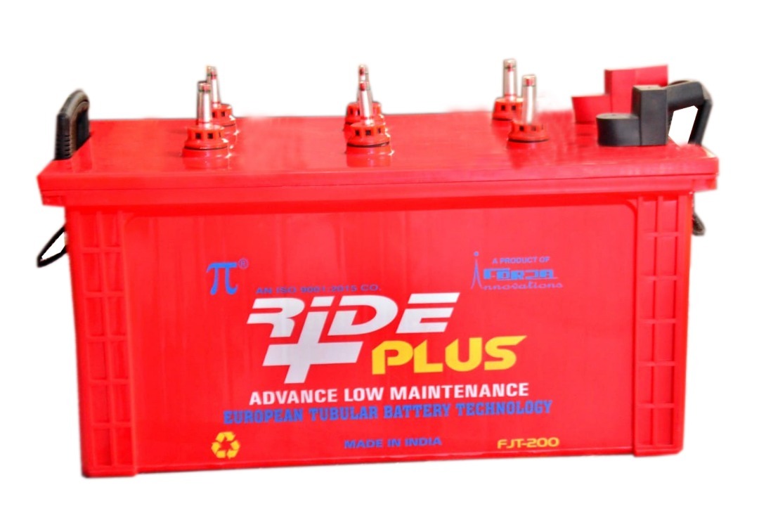 Ride Plus Tubular Inverter Battery 200AH, FJT200